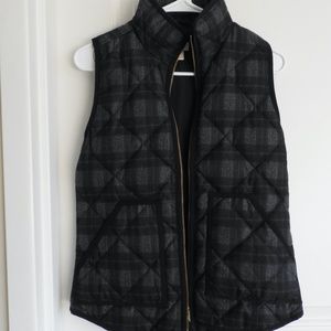 JCrew Plaid Vest
